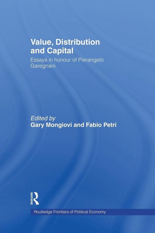 Produktbild: Value, Distribution and Capital