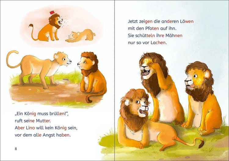 Produktbild: Lesel&ouml;wen 1. Klasse - Ein L&ouml;we findet Freunde