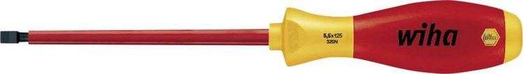 Produktbild: Wiha VDE Schlitz-Schraubendreher 00820 Klingenbreite: 2.5mm Klingenl&auml;nge: 75mm