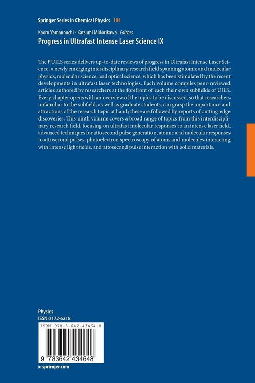 Produktbild: Progress in Ultrafast Intense Laser Science