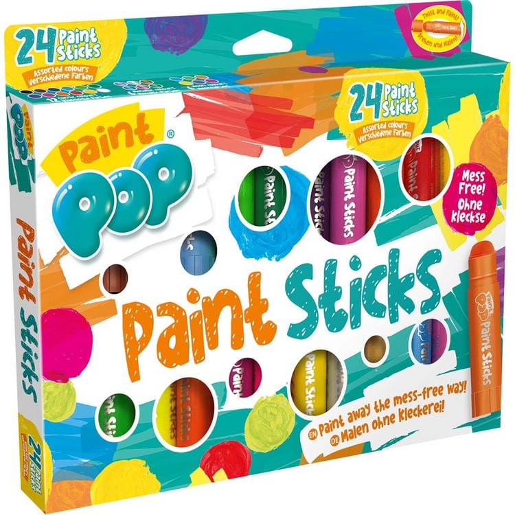 Produktbild: Paint Pop: Paint Sticks 24-Pack (klassische Farben)