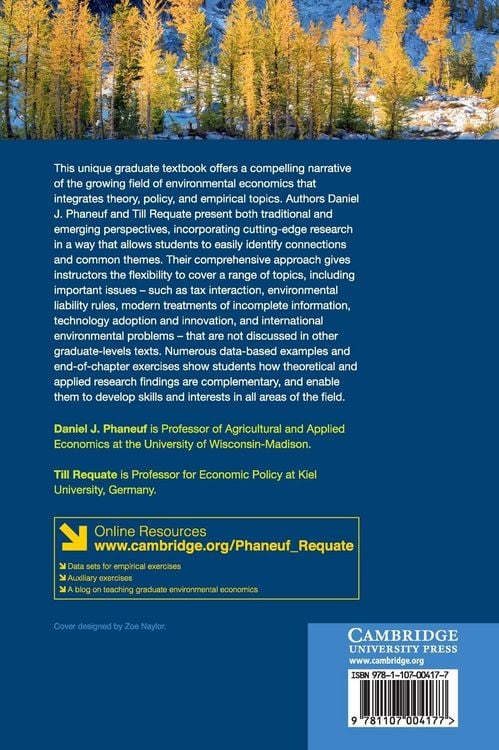 Produktbild: A Course in Environmental Economics