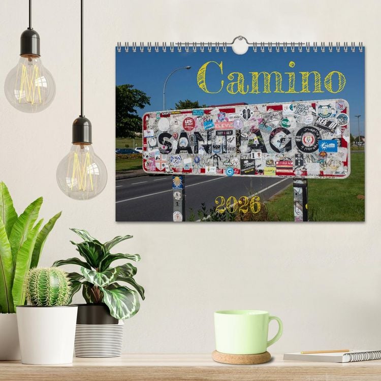 Produktbild: Camino 2026 (Wandkalender 2026 DIN A4 quer), CALVENDO Monatskalender