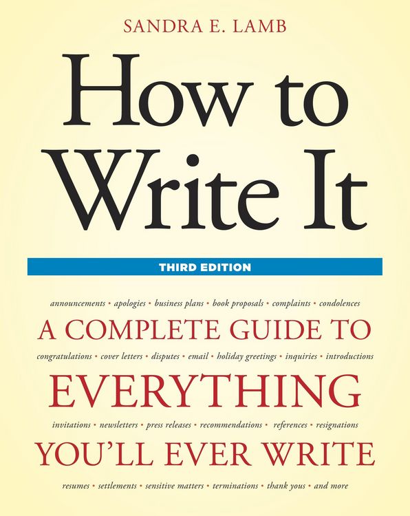 Produktbild: How to Write It