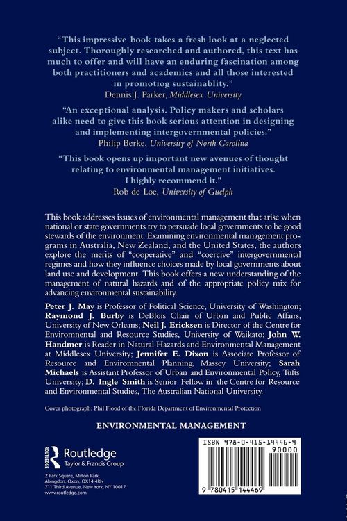 Produktbild: Environmental Management and Governance