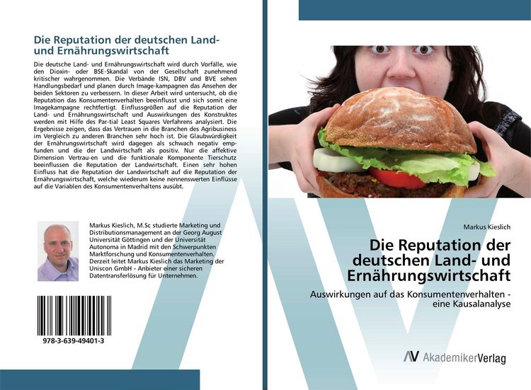 Produktbild: Die Reputation der deutschen Land- und Ern&auml;hrungswirtschaft
