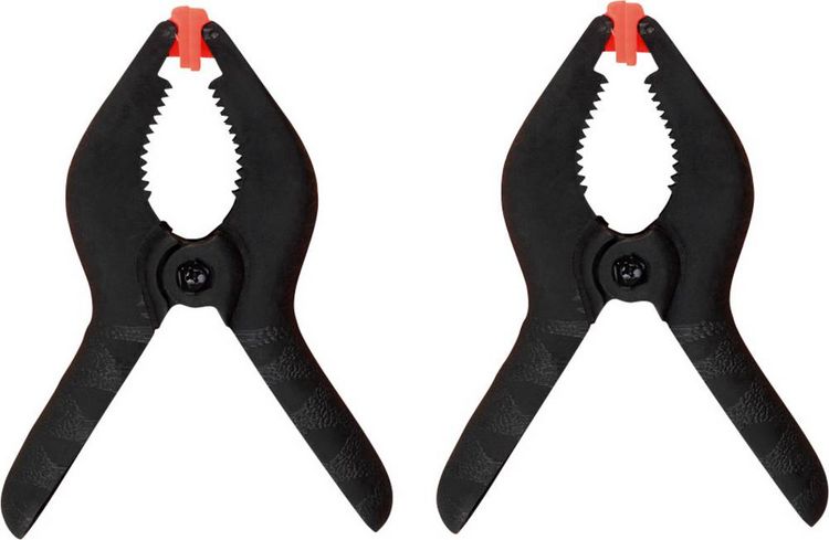 Produktbild: Donau Elektronik 19-3S Spannzwingen-Set Spann-Weite (max.):45 mm Produktabmessung, L&auml;nge: 110 mm