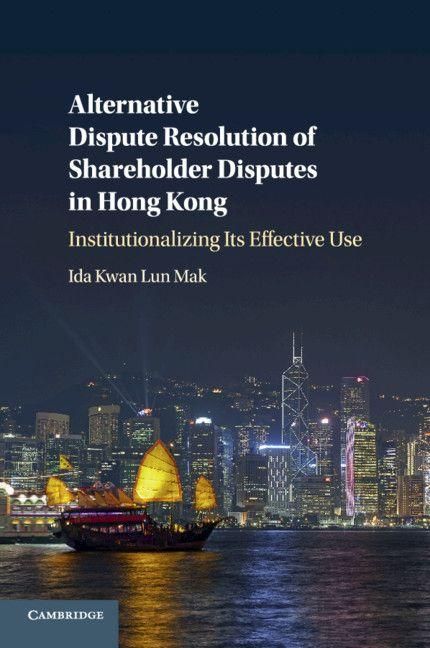 Produktbild: Alternative Dispute Resolution of Shareholder Disputes in Hong Kong