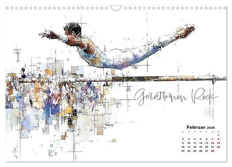 Produktbild: Olympische Luftspr&uuml;nge (Wandkalender 2026 DIN A3 quer), CALVENDO Monatskalender