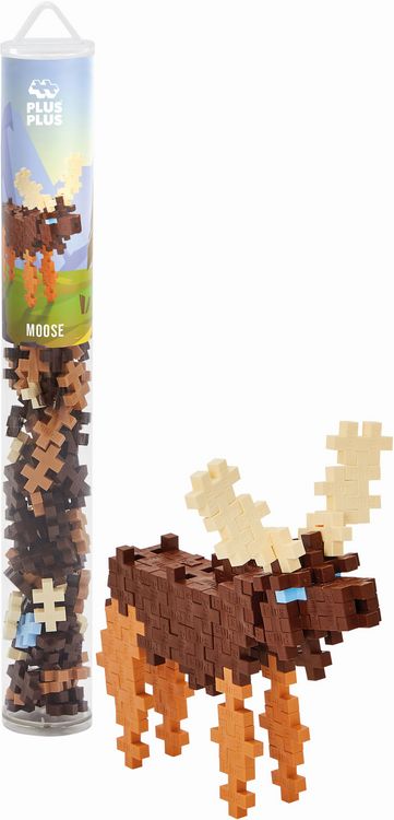 Produktbild: Plus-Plus 100 Tube Kreativ Bausteine Elch