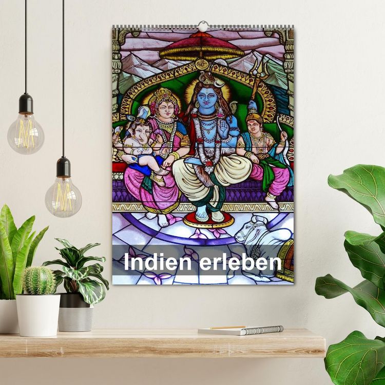 Produktbild: Indien erleben (Wandkalender 2026 DIN A2 hoch), CALVENDO Monatskalender