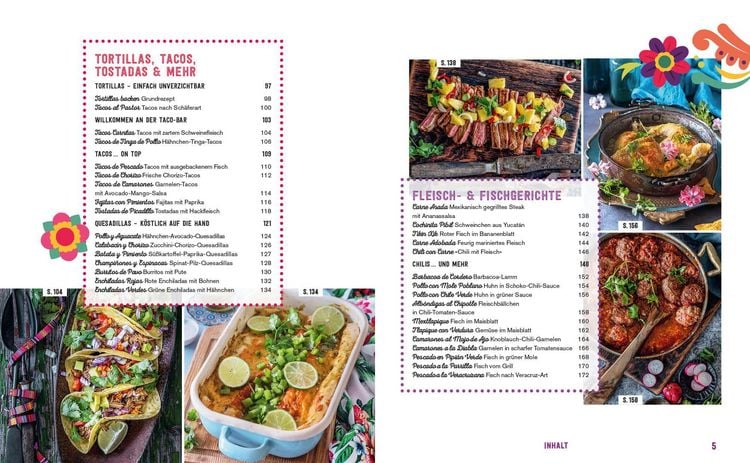 Produktbild: Fiesta &ndash; Das Mexiko-Kochbuch &ndash; mit edler Ausstattung und Farbschnitt