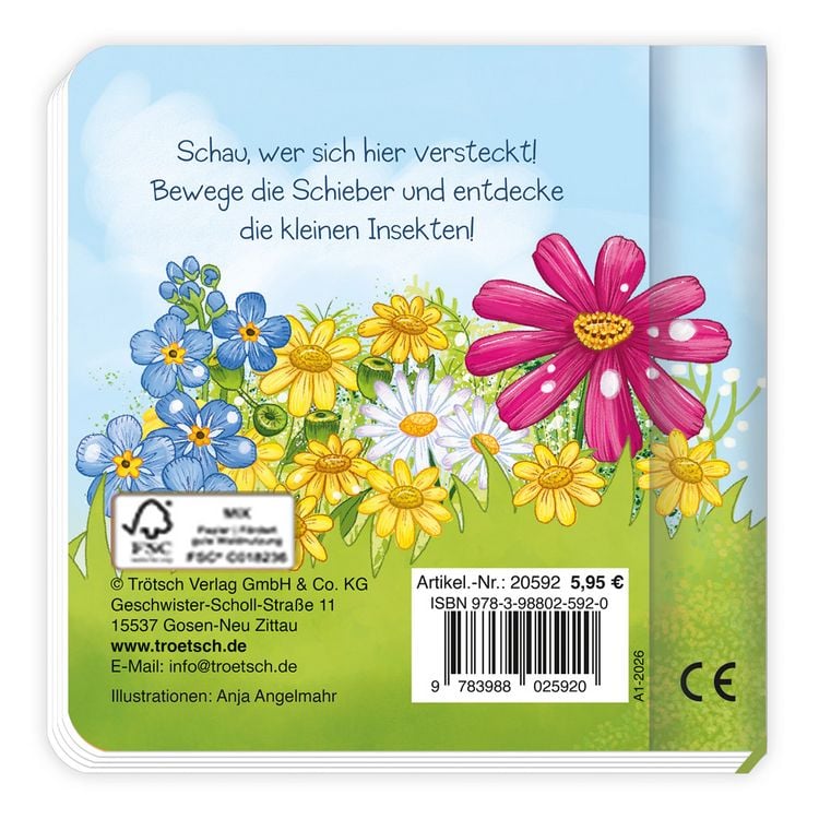 Produktbild: TR&Ouml;TSCH - Spielbuch Mein kleines Spielbuch Meine kleinen Wiesenfreunde