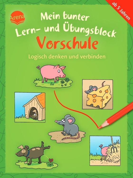 Produktbild: Mein bunter Lern- und Übungsblock Vorschule. Logisch denken und verbinden