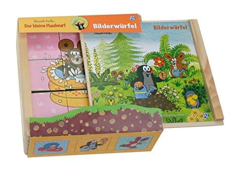 Produktbild: Tr&ouml;tsch Der kleine Maulwurf Bilderw&uuml;rfel Holz