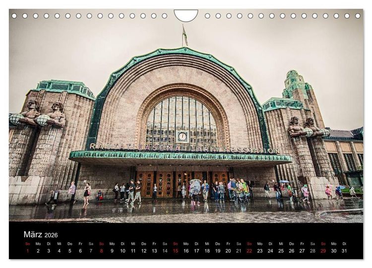 Produktbild: Helsinki / Besuchen - Entdecken - Erleben (Wandkalender 2026 DIN A4 quer), CALVENDO Monatskalender