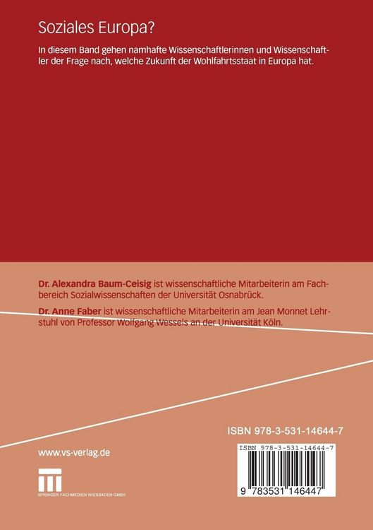 Produktbild: Soziales Europa?