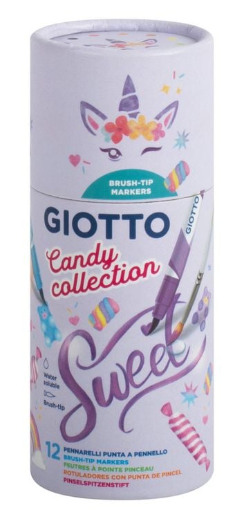 Produktbild: GIOTTO Pinselspitzenstift Candy collection Sweet 12 St&uuml;ck