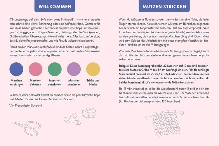 Produktbild: 55 x stricken &ndash; Profi-Hacks und Tricks | Dein Kartenset von maschenfein