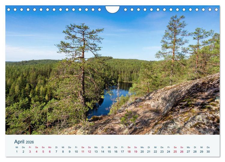Produktbild: Finnland, Rund um Mikkeli (Wandkalender 2026 DIN A4 quer), CALVENDO Monatskalender