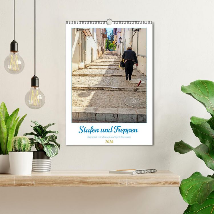 Produktbild: Treppen und Stufen (Wandkalender 2026 DIN A3 hoch), CALVENDO Monatskalender