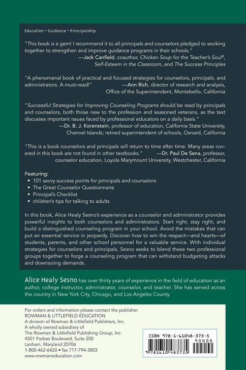 Produktbild: Successful Strategies for Improving Counseling Programs