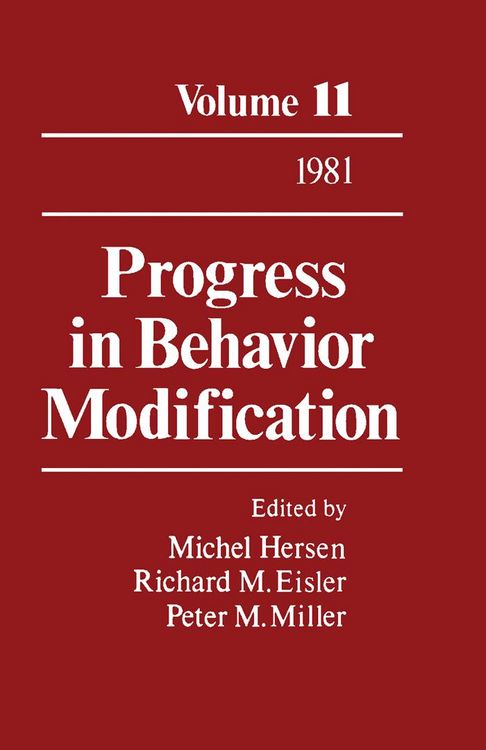 Produktbild: Progress in Behavior Modification