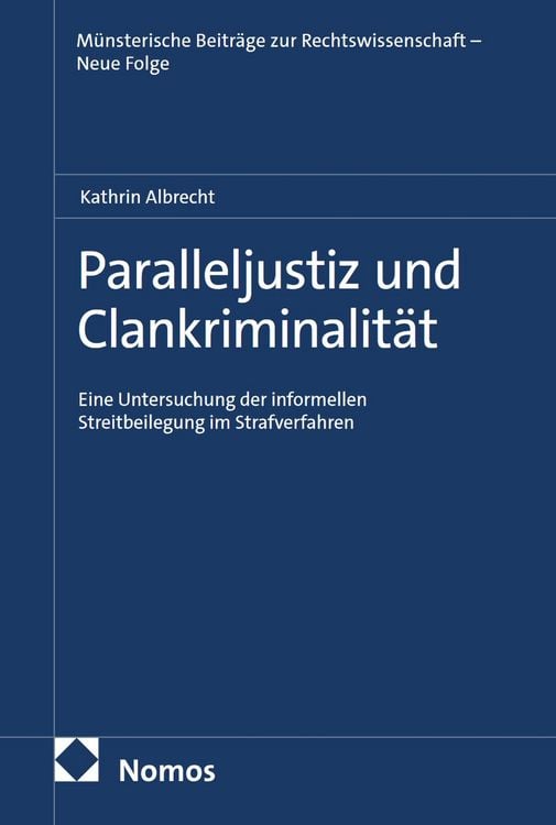 Produktbild: Paralleljustiz und Clankriminalit&auml;t