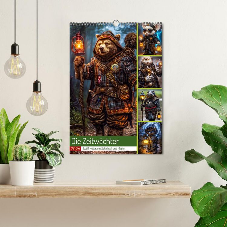 Produktbild: Die Zeitw&auml;chter (Wandkalender 2026 DIN A3 hoch), CALVENDO Monatskalender