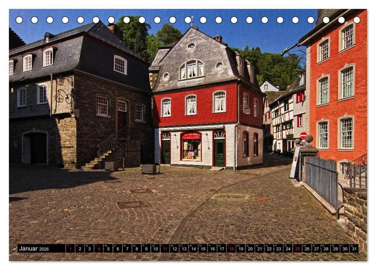 Produktbild: Stadtansichten, Monschau die Altstadt (Tischkalender 2026 DIN A5 quer), CALVENDO Monatskalender
