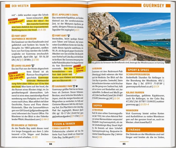 Produktbild: MARCO POLO Reisef&uuml;hrer Kanalinseln, Jersey, Guernsey, Sark, Herm, Alderney