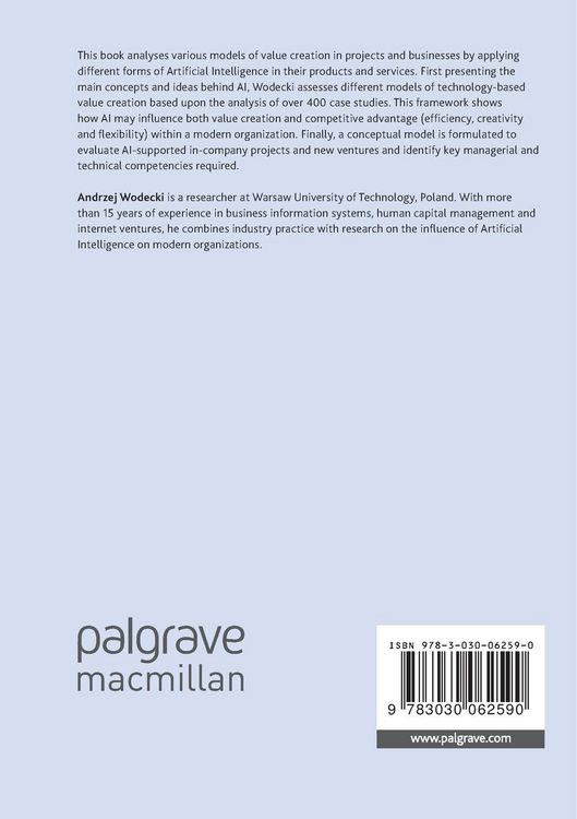 Produktbild: Artificial Intelligence in Value Creation