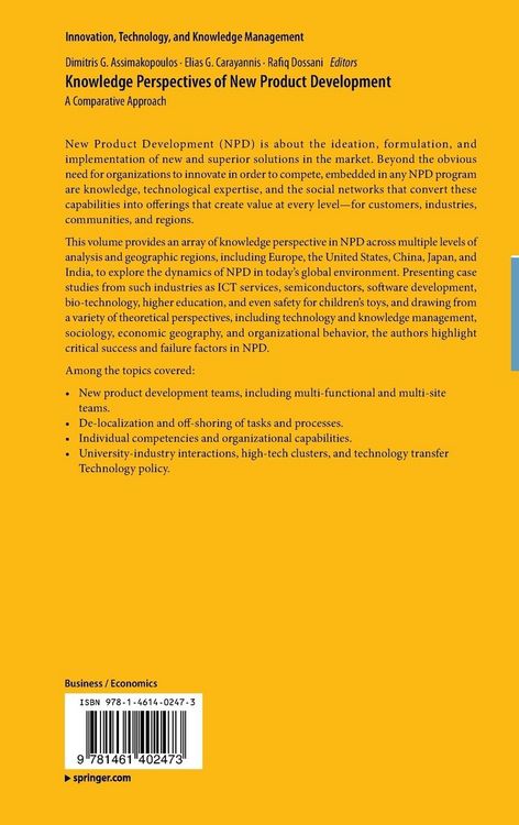 Produktbild: Knowledge Perspectives of New Product Development