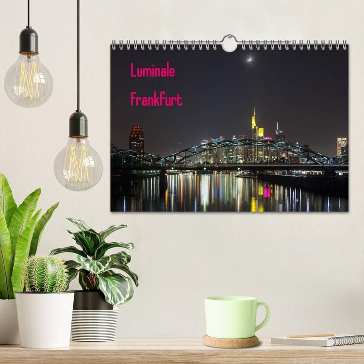 Produktbild: Luminale Frankfurt (Wandkalender 2026 DIN A4 quer), CALVENDO Monatskalender