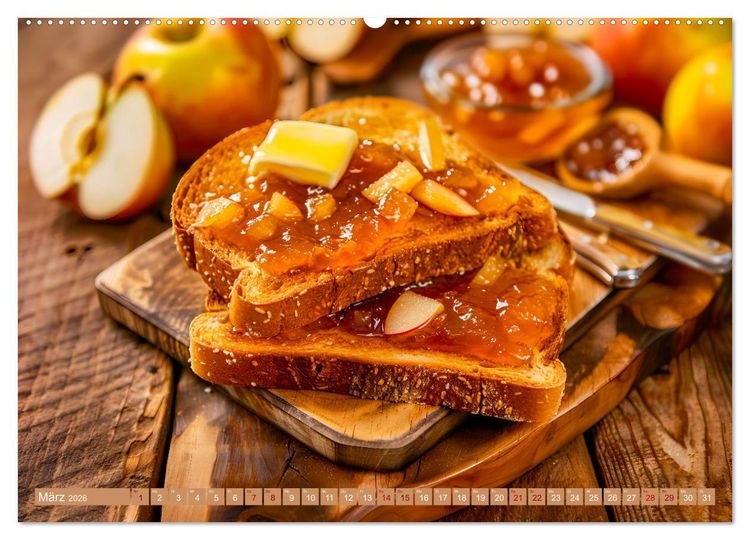 Produktbild: Alles Apfel oder was?! - K&ouml;stliche Apfelgerichte f&uuml;r jede Gelegenheit! (Wandkalender 2026 DIN A2 quer), CALVENDO Monatskalender