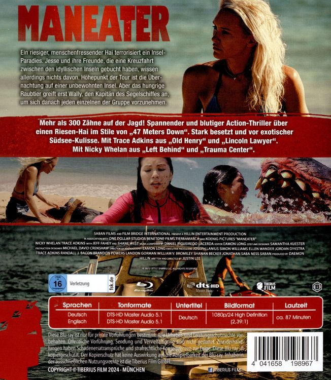 Produktbild: Maneater (Blu-ray)