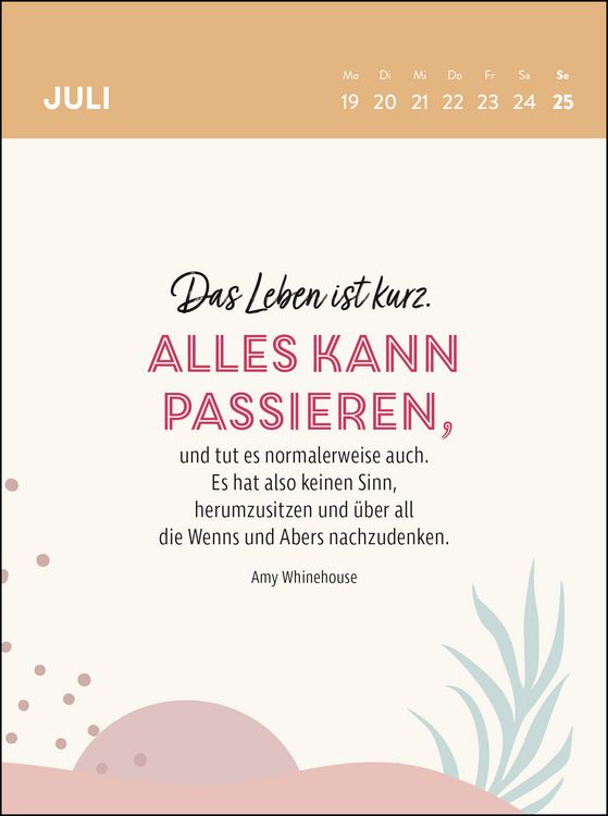 Produktbild: Wochenkalender 2027: Frauen sind gro&szlig;artig! Von perfekt war nie die Rede
