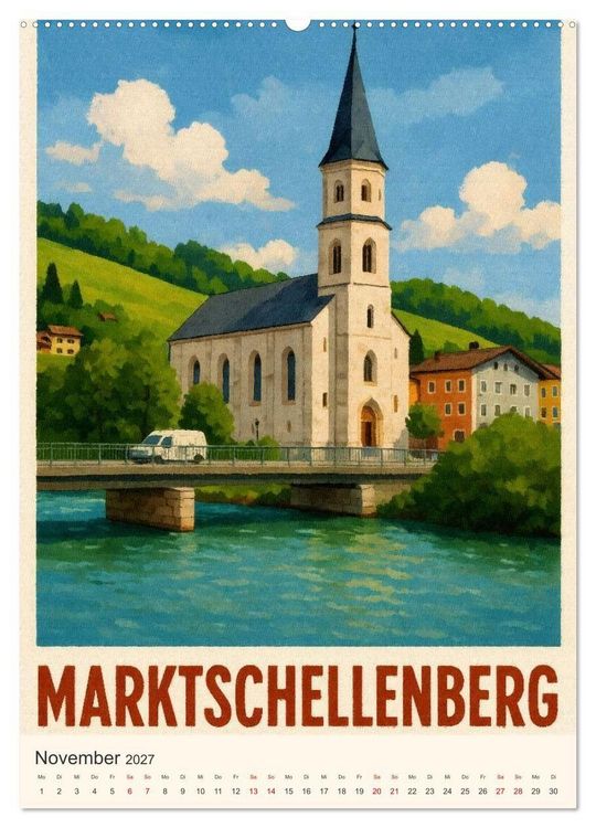 Produktbild: Alpine Impressionen Berchtesgadener Land (Wandkalender 2027 DIN A2 hoch), CALVENDO Monatskalender
