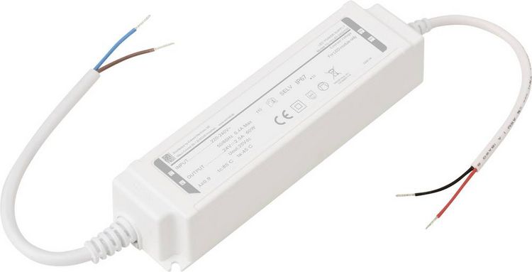 Produktbild: TRU COMPONENTS TC-YCL60-2402500 LED-Trafo IP67 Konstantspannung 60W 2.5A 24 V/DC 1St.