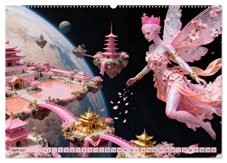 Produktbild: K&ouml;niginnen des Spektrums (hochwertiger Premium Wandkalender 2027 DIN A2 quer), Kunstdruck in Hochglanz