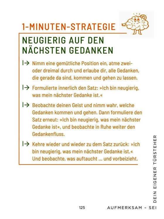Produktbild: Die 1-Minuten-Strategie gegen Overthinking