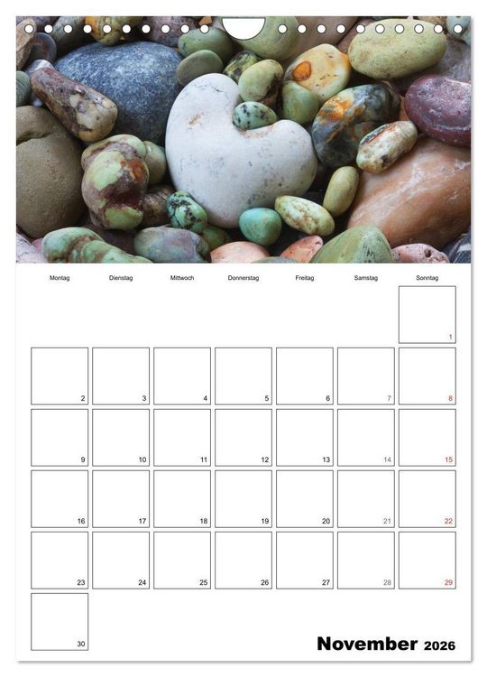Produktbild: Ein herzliches Jahr (Wandkalender 2026 DIN A4 hoch), CALVENDO Monatskalender