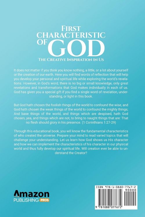 Produktbild: First Characteristic Of God