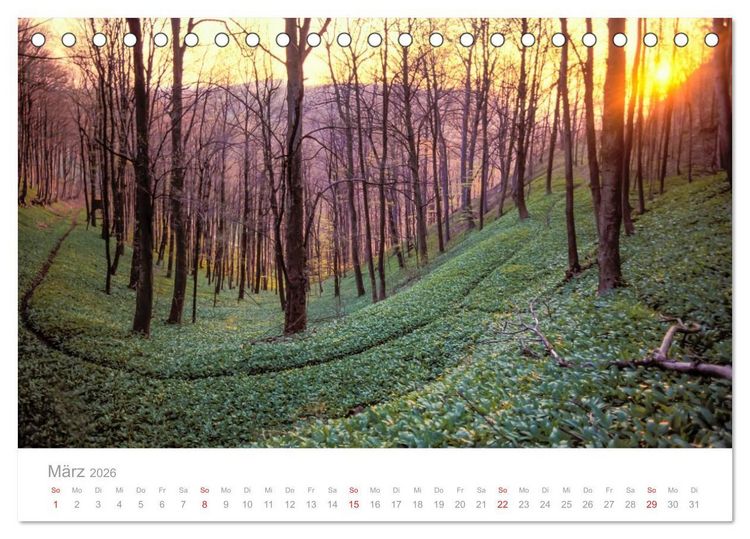 Produktbild: SCHW&Auml;BISCHE ALB W.Dieterich (Tischkalender 2026 DIN A5 quer), CALVENDO Monatskalender