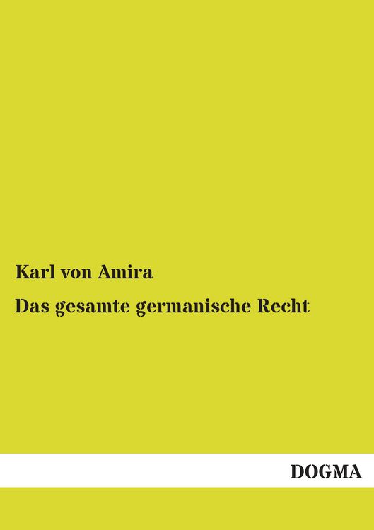 Produktbild: Das gesamte germanische Recht