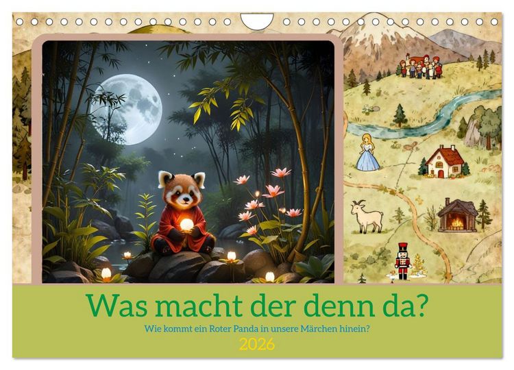 Produktbild: Was macht der denn da? (Wandkalender 2026 DIN A4 quer), CALVENDO Monatskalender