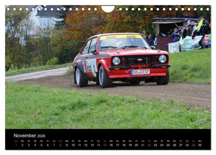 Produktbild: Asphalt und Schotter Rallye (Wandkalender 2026 DIN A4 quer), CALVENDO Monatskalender
