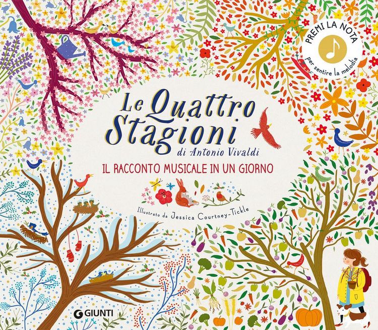Produktbild: Le quattro stagioni di Antonio Vivaldi. Il racconto musicale in un giorno