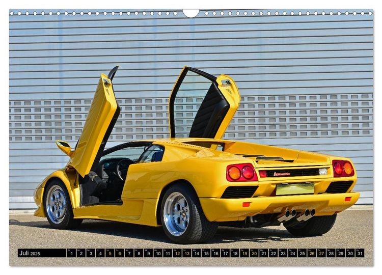 Produktbild: Der Teufel tr&auml;gt Gelb - Lamborghini Diablo (Wandkalender 2025 DIN A3 quer), CALVENDO Monatskalender