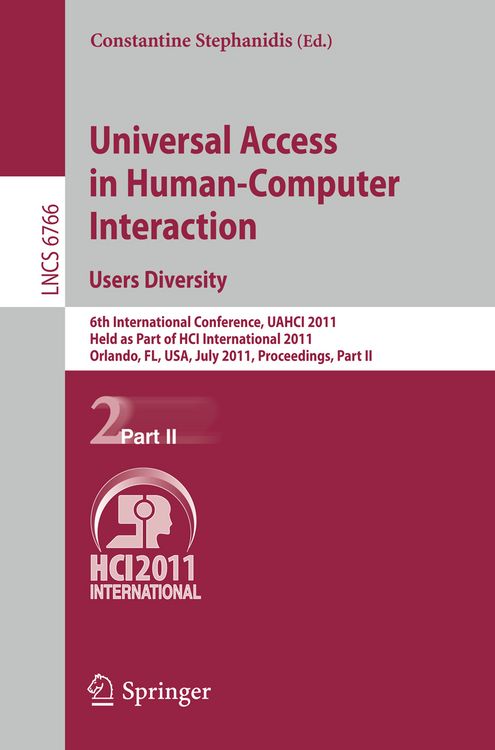 Produktbild: Universal Access in Human-Computer Interaction. Users Diversity